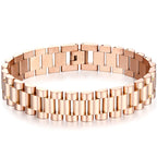 316L Stainless Steel Bracelet For Man Women 15MM Wide Link Watch Chain Men's Bracelets Necklaces Mannen Armband Hand