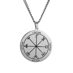 Key of Solomon Pentacle Pendant — Stainless Steel