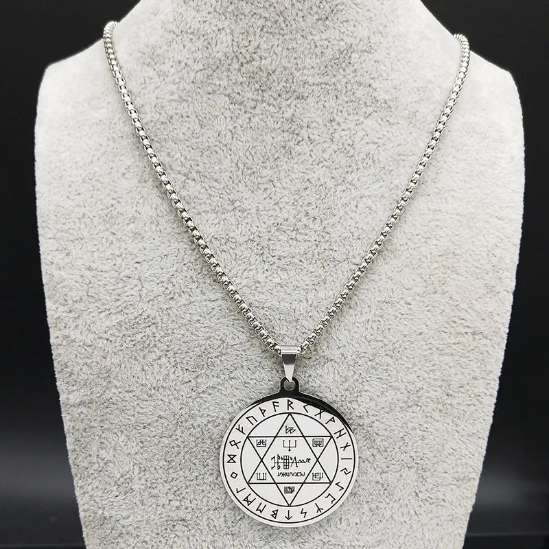 Pentacle Star Pendant Necklace — Stainless Steel