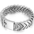 Punk Snake Bone Style Bracelet Men Heavy Quality Polished Stainless Steel Men's Bracelets & Bangles 2021 Birthday Gifts