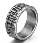 Vintage Wedding Rings For Man Women 316l Stainless Steel Male Ring Finger Jewelry Charm Party Birthday Gift Waterproof