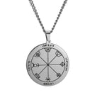 Key of Solomon Pentacle Pendant — Stainless Steel