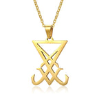 Choronzon Sigil Black Pendant Necklace
