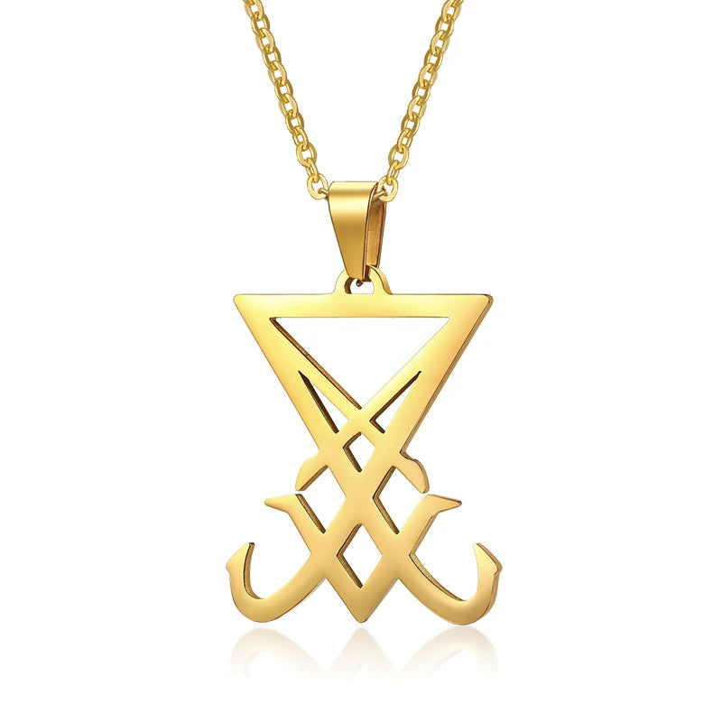 Choronzon Sigil Black Pendant Necklace