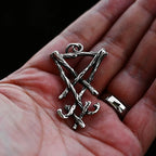 Satan Pentagram Demon Pendant — Stainless Steel