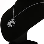 Skyrim Chinese Dragon Round Pendant Necklace 316L Stainless Steel Gold Color Statement Chain Necklaces Jewelry for Men