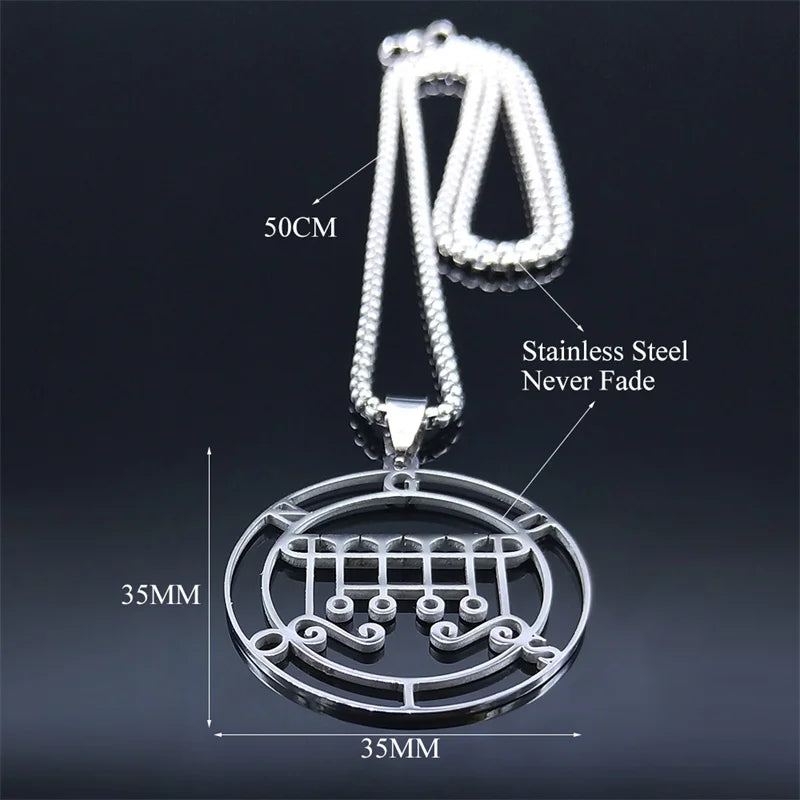 Sigil of Guison Demon Seal Necklace — SS