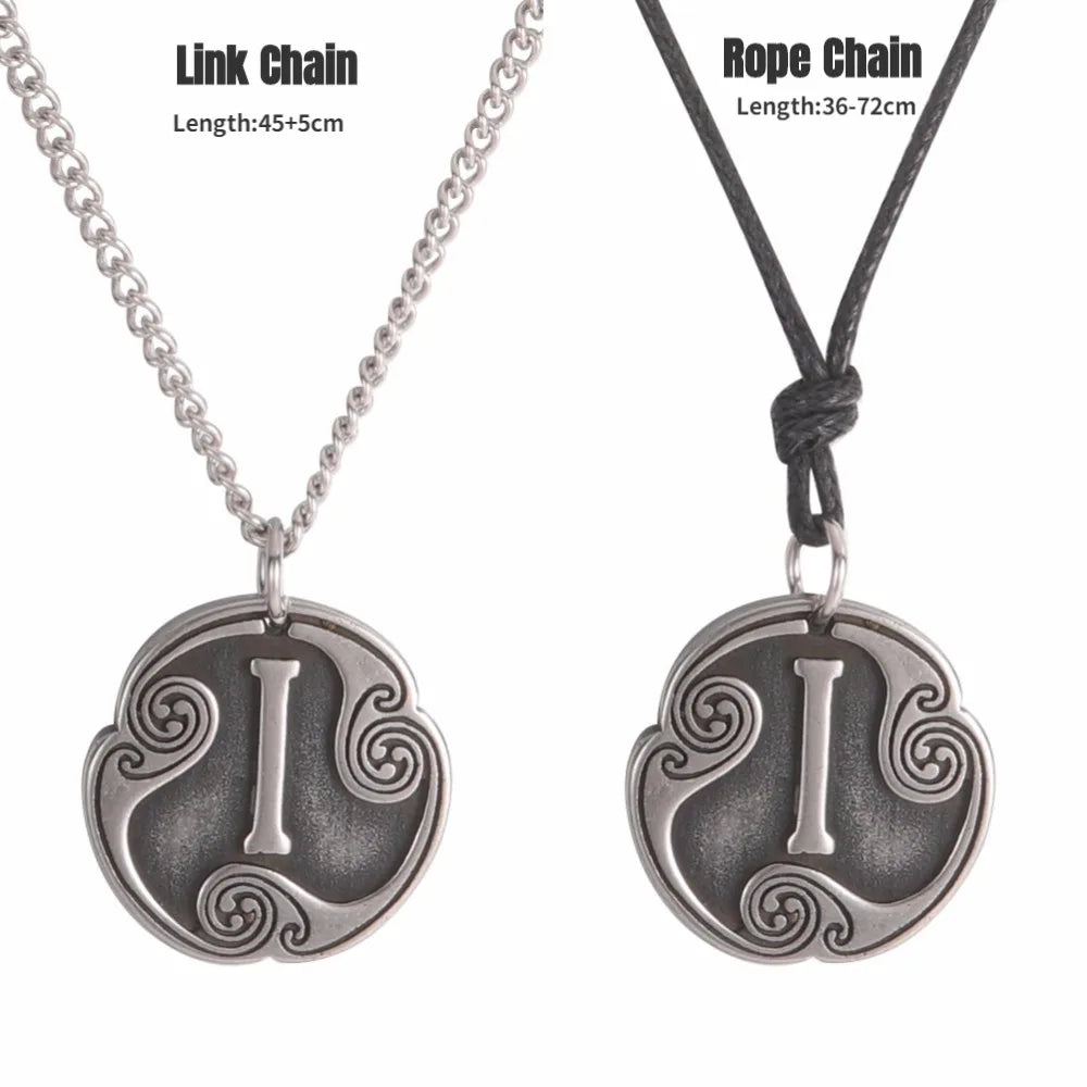 24 Viking Runes Amulet Pendant Set — Stainless Steel