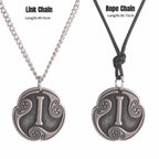 24 Viking Runes Amulet Pendant Set — Stainless Steel