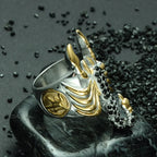 Black Scorpion Finger Ring — Stainless Steel