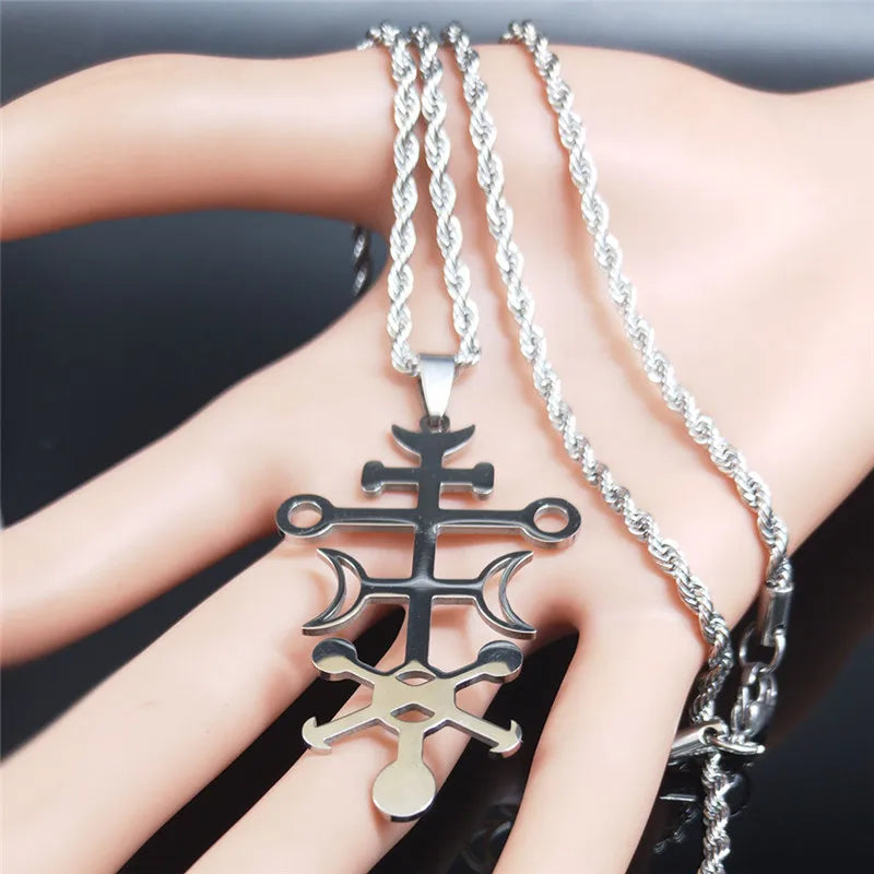 Sigil of Lilith Demon Pendant — Stainless
