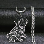 Cat Steel Pendant Canadian Hairless Sphynx Bijoux
