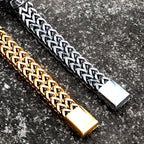 New Men's Vintage Viking Bracelet Women's Amulet Thor Viking Rune Craft Charm Stainless Steel Bracelet Luxury Jewelry