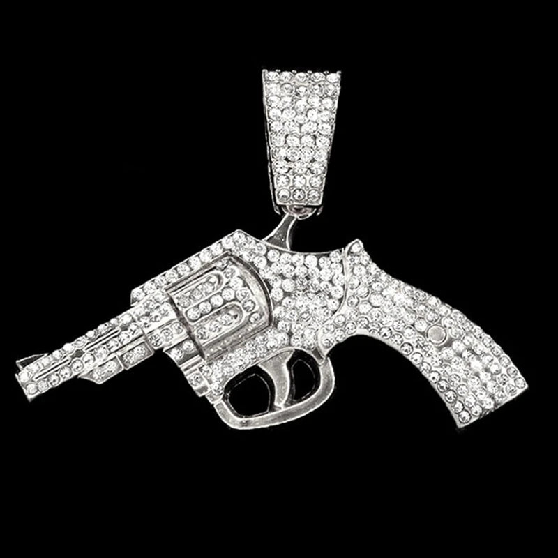 Iced Out Cuban Chain Necklace — Stainless Steel