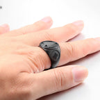 Lucky Ace of Spades Ring for Men — Gambler Band, Stainless Steel
