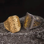 Valily Stainless Steel Men's Ring Fashion Biker Band Rings Jewelry Party gift Jewelry