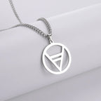 My Shape Vintage Veles Volos Slavic God of Earth Waters Pendant Necklace for Men Stainless Steel Talisman Religion Male Jewelry