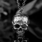 Black Skull Pendant Necklace — 316L Stainless Steel