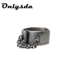 Stainless Steel Viking Simple Ring vintage Hammer retro punk Classic Ring Male finger Love Jewelry for man Gift OSR514
