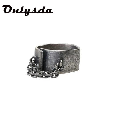 Stainless Steel Viking Simple Ring vintage Hammer retro punk Classic Ring Male finger Love Jewelry for man Gift OSR514