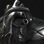 Stainless Steel Unique New Vintage Heart Ring Biker Punk Rock Gothic Punk Santa Muerte Jewelry Ring Party Wholesale