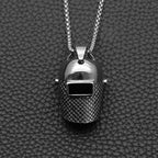 Fashion Punk Style Mask Men's Pendant Titanium Steel Hanging Neck Jewelry Student Hipster Hot Sale