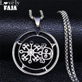 Demon Seal Pendant — Silver Stainless