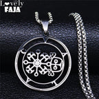 Demon Seal Pendant — Silver Stainless