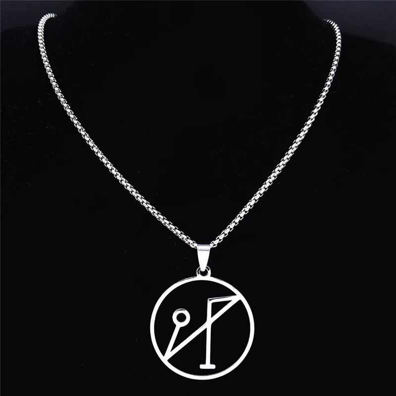 Archangel Michael Sigil Necklace — Silver