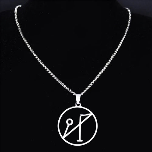 Archangel Michael Sigil Necklace — Silver