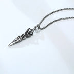 Tibetan Buddhist Vajra Pendant — Stainless