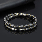 Black Hematite Magnetic Bead Necklace