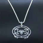 Sigil de Lucifer Furfur Necklace — Stainless