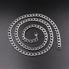 Minimal Link Chain Necklace 4mm — Stainless