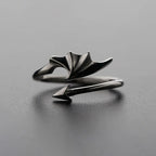 NEW Charm Women Wings Rings Metal Silver Color Romantic Girl Gift Pterodactyl Ring for Party Ladies Fashion Men Jewelry