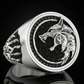Viking Wolf Claw Warrior Ring — Two-Tone