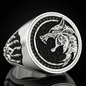 Viking Wolf Claw Warrior Ring — Two-Tone Stainless Steel