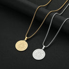 Chandler Medusa Necklace Greek Mythology Ancient Greek Symbol Medusa Pagan Dainty Charm Medusa Charm Stainless Steel