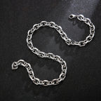 Kalen Gold/Silver Color O-Chain Geometric Stitching Necklace Men's Stainless Steel Jewelry Wholesale