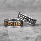 Retro Viking Character Stainless Steel Mens Rings Punk Simple Amulet For Male Boyfriend Biker Jewelry Creativity Gift Wholesale