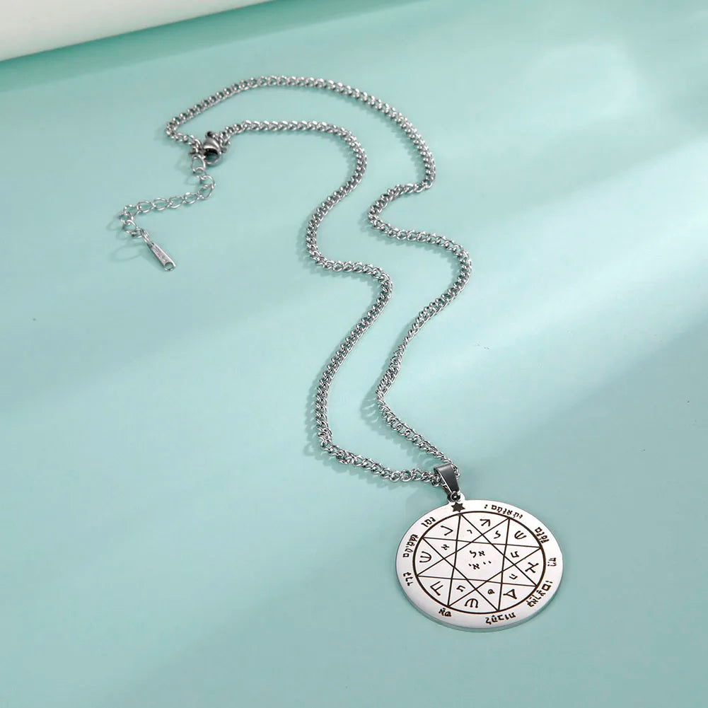 King Solomon Mars Pentacle Amulet — Stainless Steel