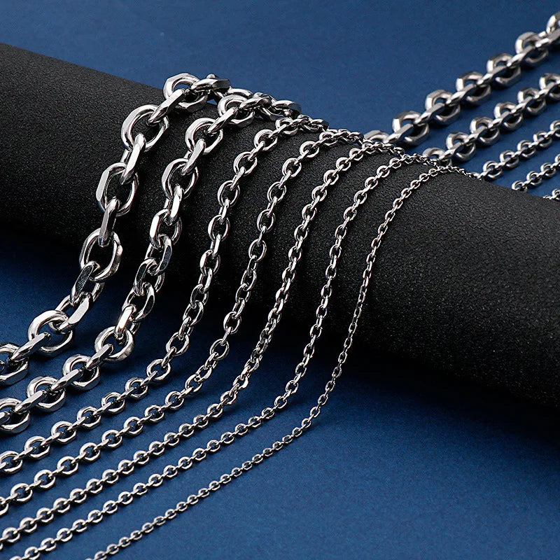 Cuban O-Link Chain Necklace 6mm — Stainless Steel