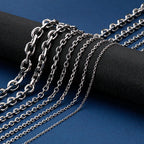 Cuban O-Link Chain Necklace 6mm — Stainless Steel