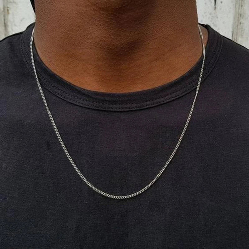 Vnox 3-6MM Tone Snake Cocoon Curb Link Flat Box Wheat Chains Stainless Steel Men Necklace Choker Jewelry 24 inch