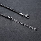 Arrowhead Rope Chain Pendant Necklace — Stainless Steel