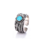 Vintage Feather Open Ring for Men & Women — Adjustable, 24 Styles