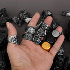 Nordic Viking Stainless Steel Ring Anchor Compass Tree of Life Viking Rune Wolf Men and Women Ring Jewelry Factory