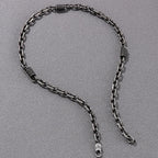 Vintage 7MM 55CM Chain Necklace Choker for Men Solid Stainless Steel Men's Chain Necklaces Best Friends Birthday