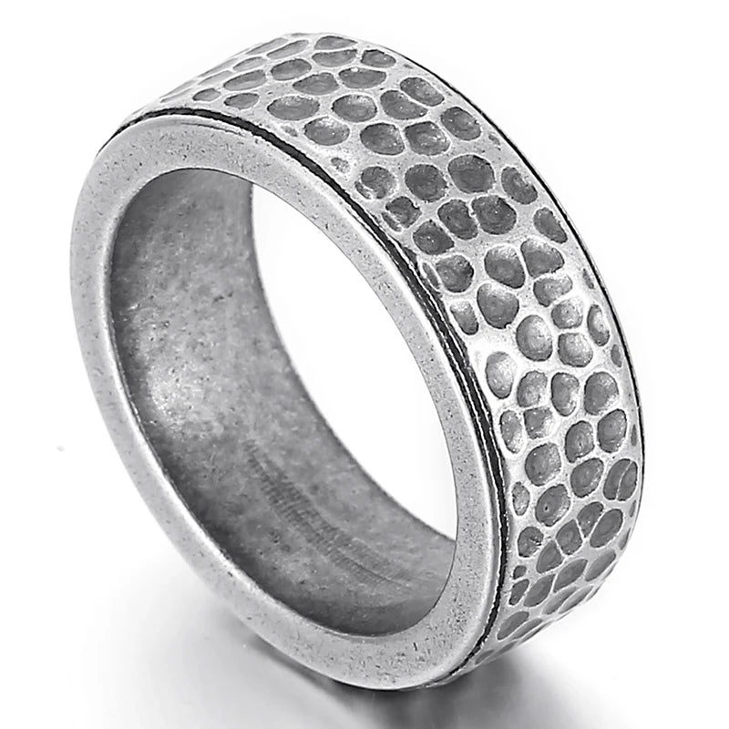 Vintage Wedding Rings For Man Women 316l Stainless Steel Male Ring Finger Jewelry Charm Party Birthday Gift Waterproof