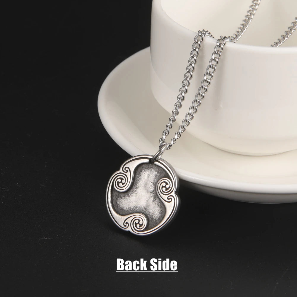 24 Viking Runes Amulet Pendant Set — Stainless Steel